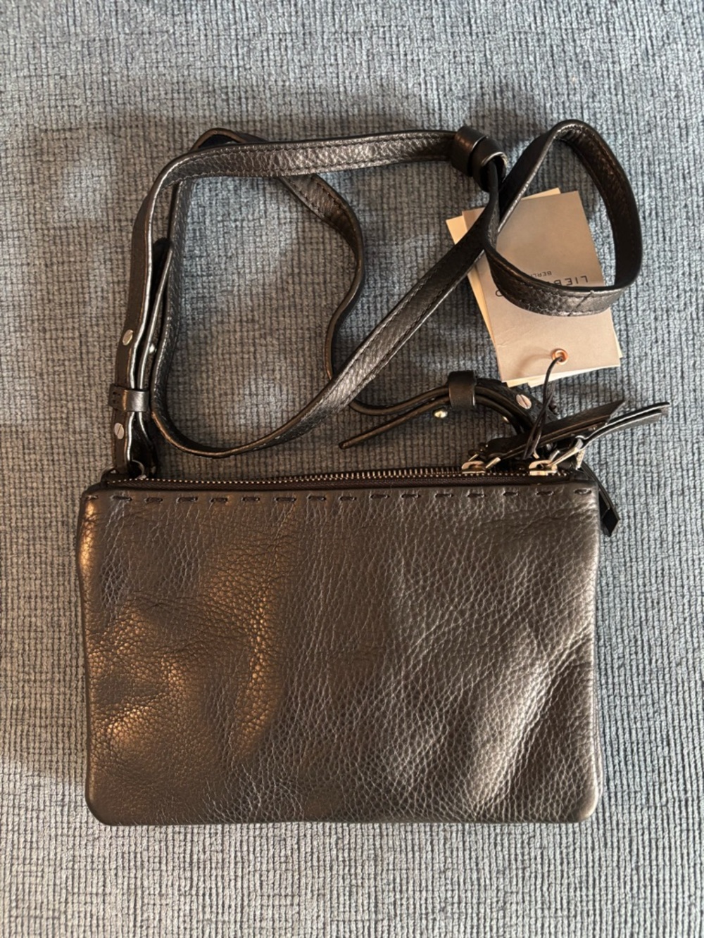 Liebeskind Black Leather Crossbody Bag - Picture 2 of 9